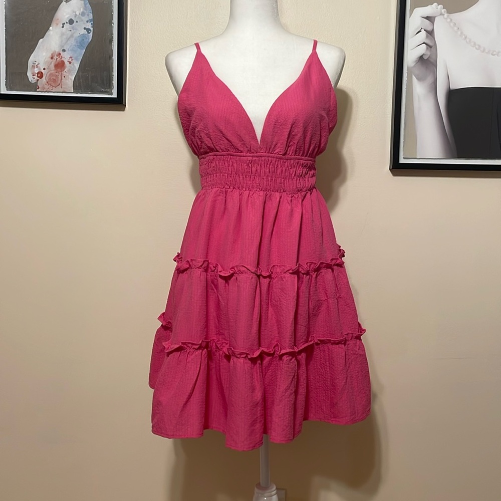 Lulus Pretty Bold Pink Dress